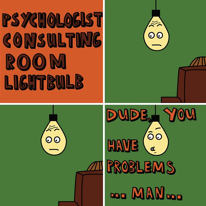 My 30 Comics Showing The Perspective Of A Lightbulb In A Funny Way