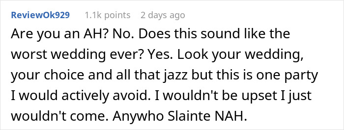 “Am I A Jerk For Having A Dry Wedding And Serving Only Water For Drinks?”: The Internet Gives This Engaged Woman A Reality Check “Am I A Jerk For Having A Dry Wedding And Serving Only Water For Drinks?”: The Internet Gives This Engaged Woman A Reality Check