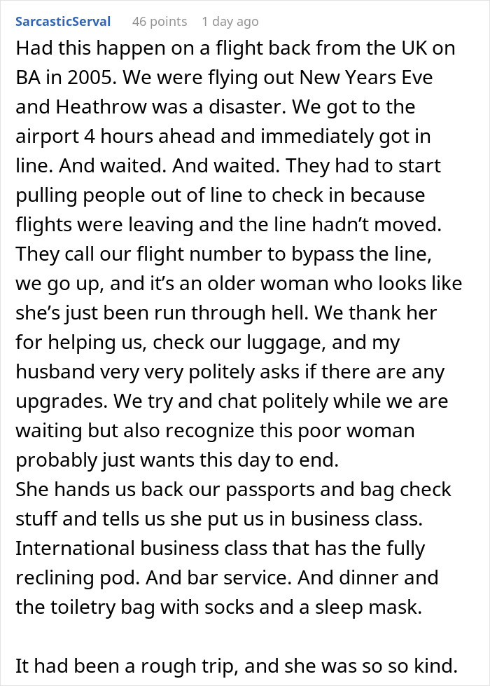 “If There’s Room”: Airline Employee Outsmarts Entitled Customer By Maliciously Complying To Upgrade His Flight