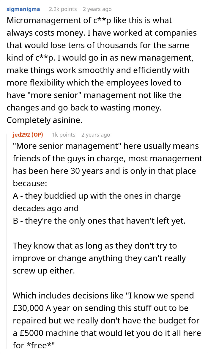 Management Criticizes Worker For Taking “Longer Breaks” Although He Works Through His Usual Ones, Is Surprised When Equipment Starts Breaking