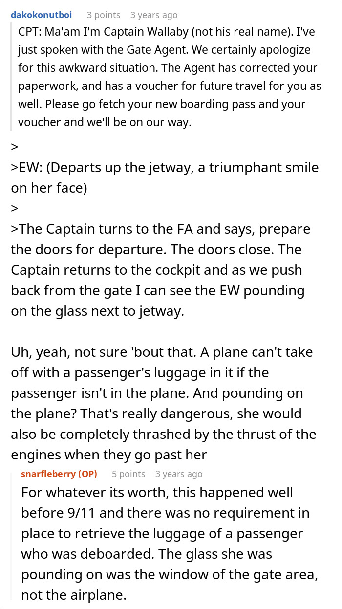 “I've Upgraded To First Class”: Woman Demands Passenger Who Paid For His Seat Move, Captain Decides To Lure Her Out Of The Plane And Leave Her Behind “I've Upgraded To First Class”: Woman Demands Passenger Who Paid For His Seat Move, Captain Decides To Lure Her Out Of The Plane And Leave Her Behind
