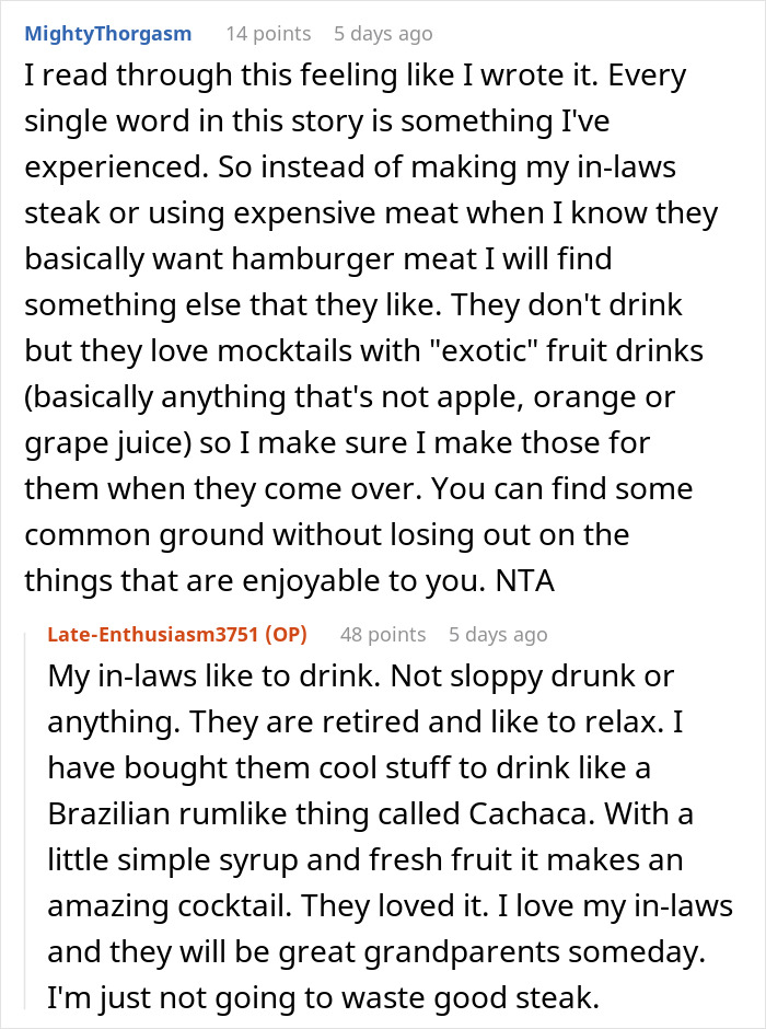 Man Buys Lower-Grade Steaks For His In-Laws And Wagyu For His Parents, Wonders If That’s Fair Man Buys Lower-Grade Steaks For His In-Laws And Wagyu For His Parents, Wonders If That’s Fair