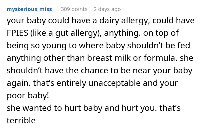 Woman Feeds 2-Month-Old Granddaughter Ice Cream Despite Her Parents Repeatedly Saying No, Is Not Ready For The Consequences Woman Feeds 2-Month-Old Granddaughter Ice Cream Despite Her Parents Repeatedly Saying No, Is Not Ready For The Consequences