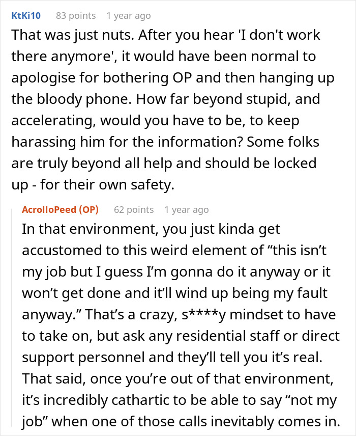 Person Frustrated After They Get Work Call 8 Years After Quitting And The Caller Won’t Stop Asking For Help Person Frustrated After They Get Work Call 8 Years After Quitting And The Caller Won’t Stop Asking For Help