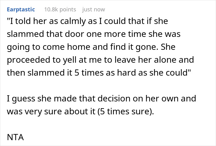 14-Year-Old Won’t Stop Slamming Her Bedroom Door And Parents Replace It With A Curtain, But She’s Not Having It 14-Year-Old Won’t Stop Slamming Her Bedroom Door And Parents Replace It With A Curtain, But She’s Not Having It