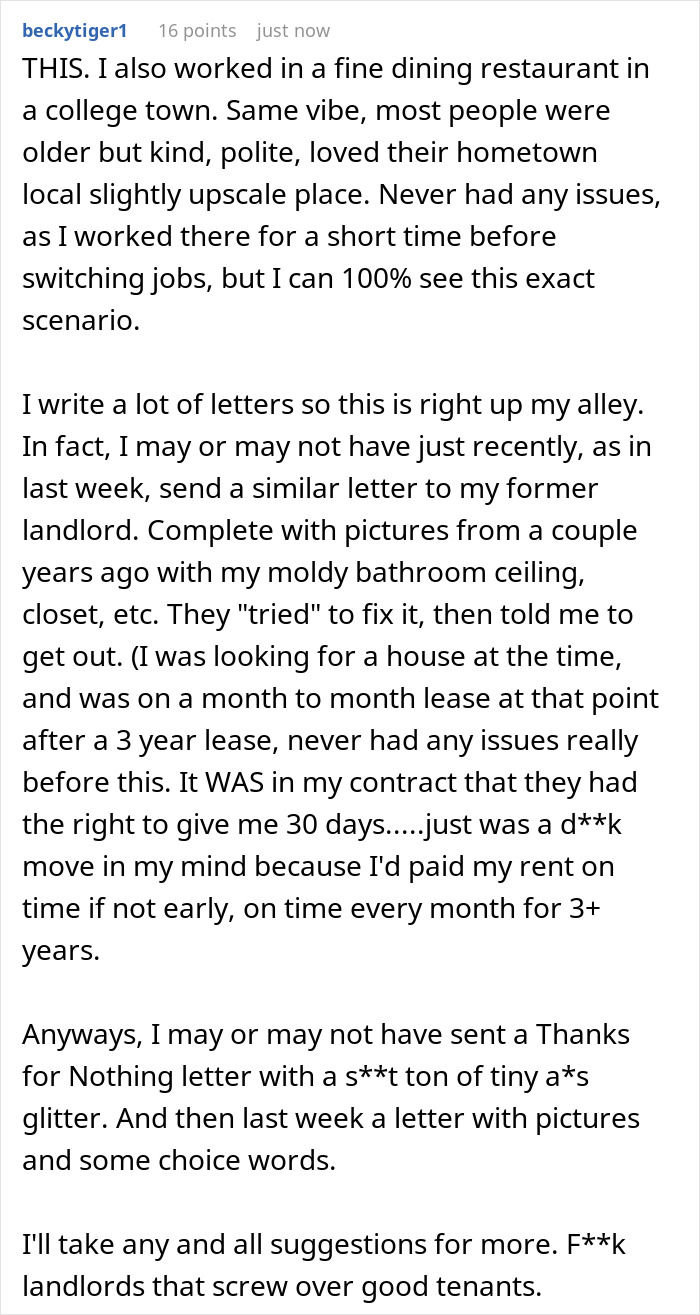 People Online Are Cracking Up About This Woman’s Idea To Congratulate The Most Entitled Couple She Met While Working At A Restaurant People Online Are Cracking Up About This Woman’s Idea To Congratulate The Most Entitled Couple She Met While Working At A Restaurant