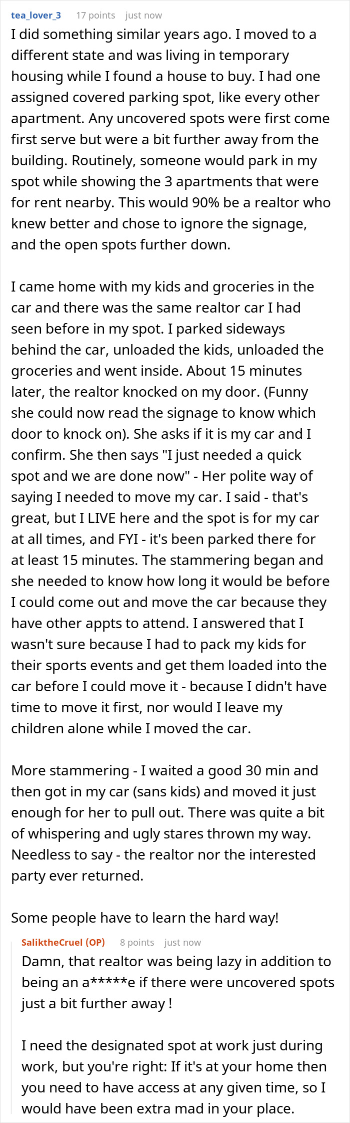 This Woman’s Idea Of Stealing Someone’s Parking Spot Backfires As The Owner Just Blocks Her Car, Making Her Wait For Almost 2 Hours This Woman’s Idea Of Stealing Someone’s Parking Spot Backfires As The Owner Just Blocks Her Car, Making Her Wait For Almost 2 Hours