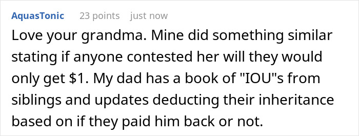 Woman Gets The Last Laugh By Not Leaving Money For Her Money-Hungry Estranged Daughter, Leaving Her A Message In Her Will: “You Still Owe Me 14 Dollars” Woman Gets The Last Laugh By Not Leaving Money For Her Money-Hungry Estranged Daughter, Leaving Her A Message In Her Will: “You Still Owe Me 14 Dollars”