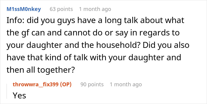 Man Asks Internet To Tell Him If He Is A Jerk For Telling Girlfriend Not To Regulate How His Daughter Looks