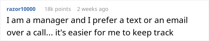 "This New Age Of Texting To Call Off Literally Drives Me Insane": Manager States That People Who Text Employers Are “Unprofessional”, Gets Blasted Online "This New Age Of Texting To Call Off Literally Drives Me Insane": Manager States That People Who Text Employers Are “Unprofessional”, Gets Blasted Online
