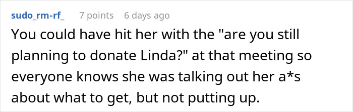 Karen Refuses To Contribute To A Gift For Sick Manager, Throws A Fit When She Doesn't Get Credit For It Karen Refuses To Contribute To A Gift For Sick Manager, Throws A Fit When She Doesn't Get Credit For It
