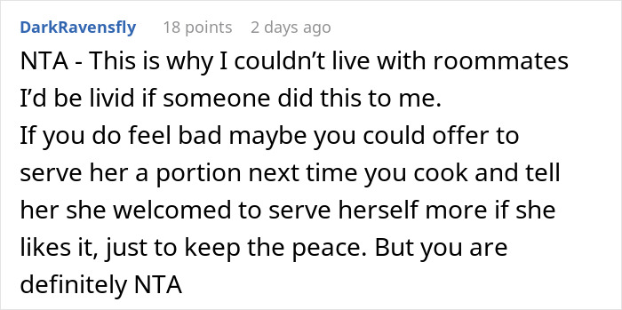 "Am I A Jerk For Letting My Roommate Go Hungry Because They Cannot Understand How Food Works?" "Am I A Jerk For Letting My Roommate Go Hungry Because They Cannot Understand How Food Works?"