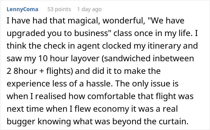 “If There’s Room”: Airline Employee Outsmarts Entitled Customer By Maliciously Complying To Upgrade His Flight “If There’s Room”: Airline Employee Outsmarts Entitled Customer By Maliciously Complying To Upgrade His Flight
