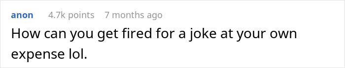 Person With A Disability Made A Joke About Their Fake Leg And Got Fired Person With A Disability Made A Joke About Their Fake Leg And Got Fired