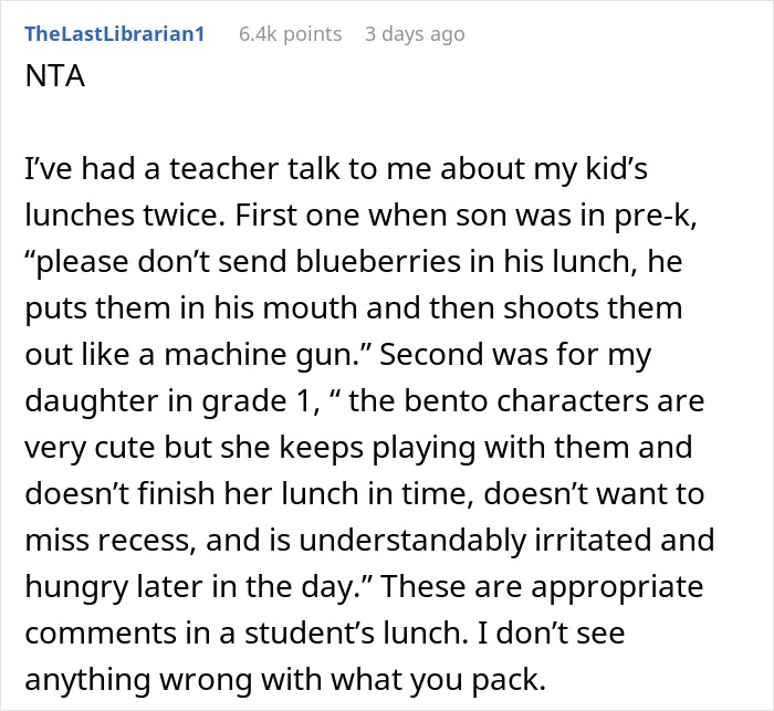 Mom Is Shocked When Teacher Calls Her To Say The Lunches She Gives Her Son Are "Inappropriate"