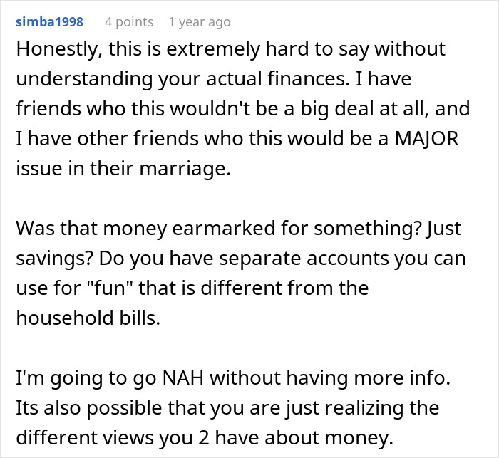 Husband Blows $3,000 At A Friend’s Bachelor Party, Doesn’t See Any Issue With It When Wife Brings It Up