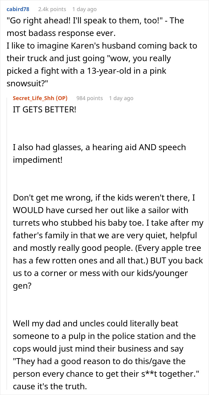 “Sure! Call The Land Owner!”: ‘Karen’ Wants To Get Rid Of 13 Y.O. From Snowboarding Slope, Appeals To The Owners And Gets Banned Herself “Sure! Call The Land Owner!”: ‘Karen’ Wants To Get Rid Of 13 Y.O. From Snowboarding Slope, Appeals To The Owners And Gets Banned Herself