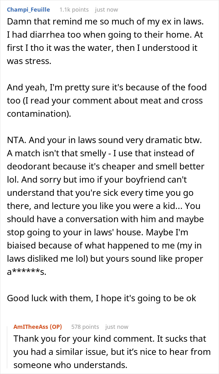 Girl Burns Match To Cover Up Smell Of Upset Stomach At Night, Wonders If She Was A Jerk After Entire Family Wakes Up To Berate Her Girl Burns Match To Cover Up Smell Of Upset Stomach At Night, Wonders If She Was A Jerk After Entire Family Wakes Up To Berate Her