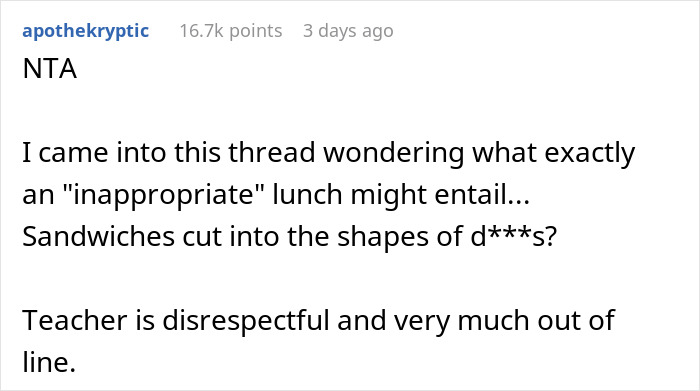 Mom Is Shocked When Teacher Calls Her To Say The Lunches She Gives Her Son Are "Inappropriate" Mom Is Shocked When Teacher Calls Her To Say The Lunches She Gives Her Son Are "Inappropriate"
