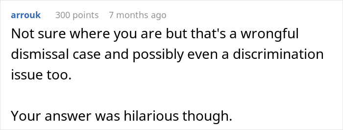 Person With A Disability Made A Joke About Their Fake Leg And Got Fired Person With A Disability Made A Joke About Their Fake Leg And Got Fired