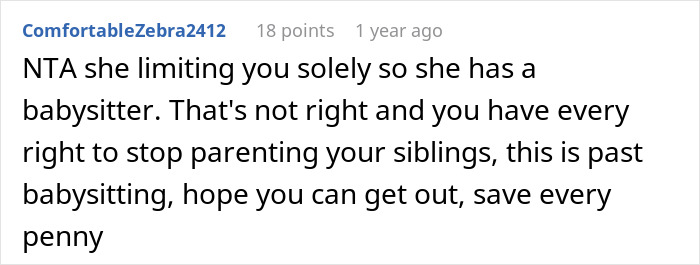 Teenager Is Expected To "Give Up His Freedom" Until He's 21 To Take Care Of His Baby Brother Teenager Is Expected To "Give Up His Freedom" Until He's 21 To Take Care Of His Baby Brother