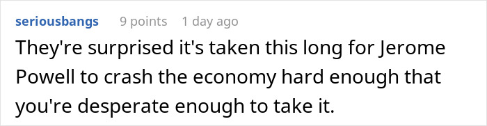 Company Tries To Gaslight This Person About Their 50% Wage Cut, They Don’t Waste A Second And Quit Company Tries To Gaslight This Person About Their 50% Wage Cut, They Don’t Waste A Second And Quit
