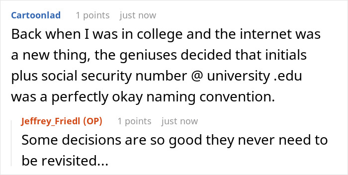 Guy Can&rsquo;t Get A Simpler Username Because Of University &ldquo;Initials Only&rdquo; Policy, Maliciously Complies