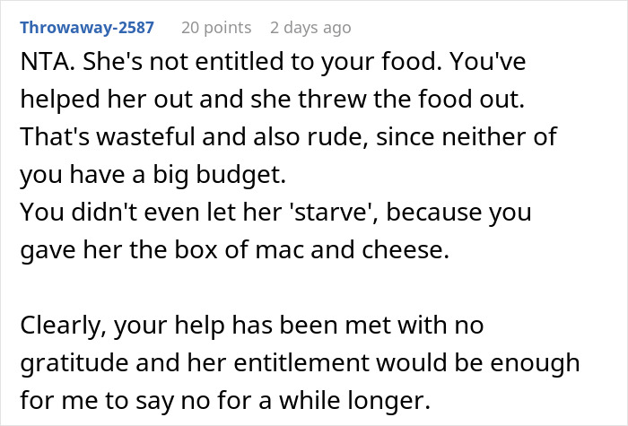 "Am I A Jerk For Letting My Roommate Go Hungry Because They Cannot Understand How Food Works?" "Am I A Jerk For Letting My Roommate Go Hungry Because They Cannot Understand How Food Works?"