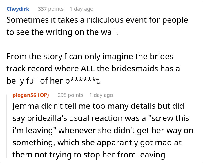 Bridezilla Has An Awkward Wedding With No Bridesmaids After They All Leave Over Her Mistreatment Of A Woman With Glasses