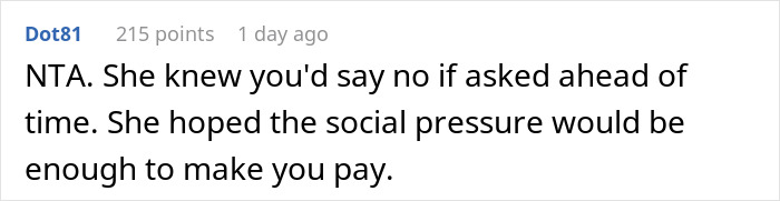 "The Bill Was Close To $1,000": Bride-To-Be Expects SIL To Cover The Entire Bachelorette Dinner, Gets A Reality Check Instead "The Bill Was Close To $1,000": Bride-To-Be Expects SIL To Cover The Entire Bachelorette Dinner, Gets A Reality Check Instead