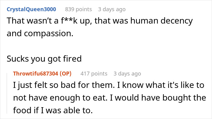 This Man’s Colleague Keeps Silent When A Man Gives Extra Food To A Family In Need, But Later Uses It Against Him This Man’s Colleague Keeps Silent When A Man Gives Extra Food To A Family In Need, But Later Uses It Against Him