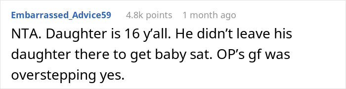 Man Asks Internet To Tell Him If He Is A Jerk For Telling Girlfriend Not To Regulate How His Daughter Looks Man Asks Internet To Tell Him If He Is A Jerk For Telling Girlfriend Not To Regulate How His Daughter Looks