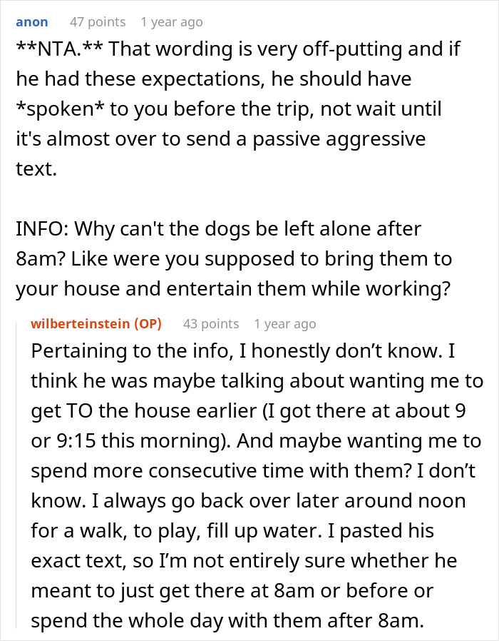"[Am I The Jerk] For Telling My Neighbor That We Won't Ever Watch His Dogs Again?"