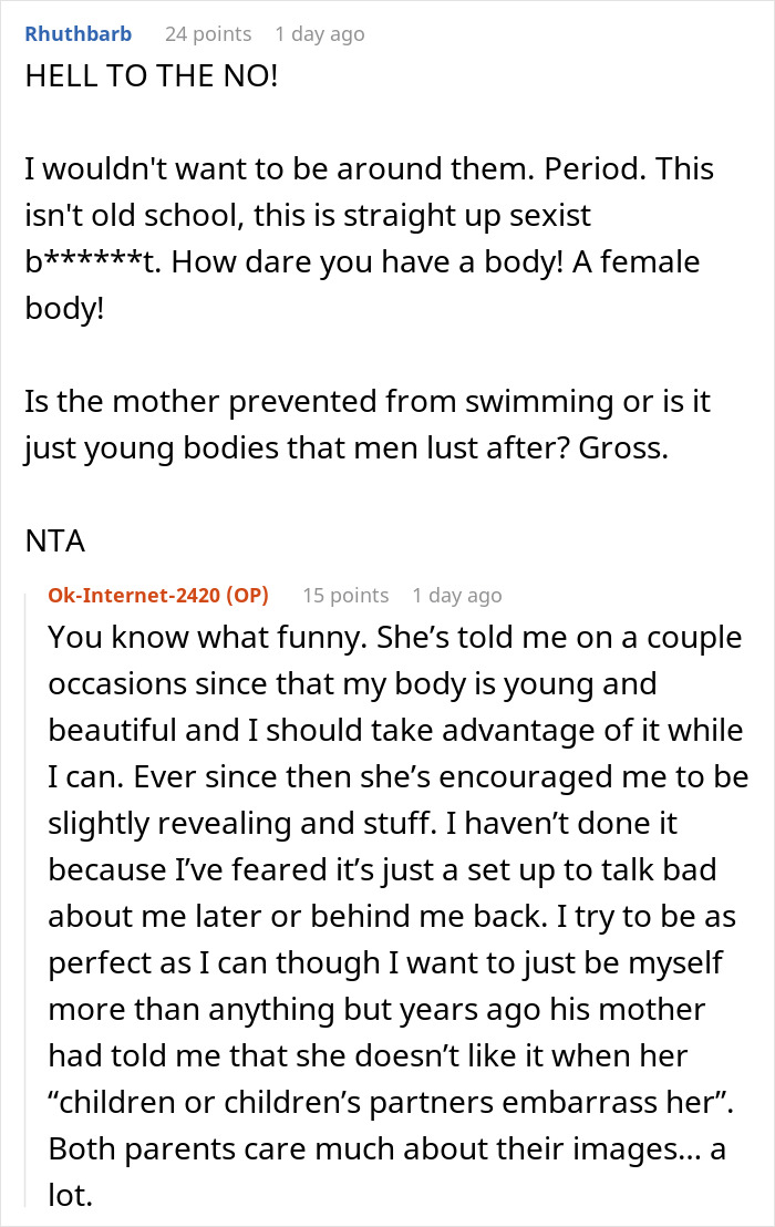 Woman Was About To Check Out In-Laws' New Pool, Only To Learn Women Are Not Allowed To Use It, Refuses To Ever Come Back