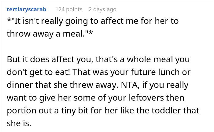 "Am I A Jerk For Letting My Roommate Go Hungry Because They Cannot Understand How Food Works?" "Am I A Jerk For Letting My Roommate Go Hungry Because They Cannot Understand How Food Works?"