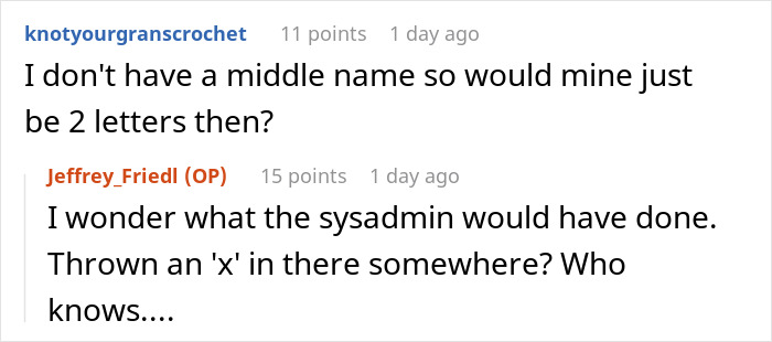 Guy Can&rsquo;t Get A Simpler Username Because Of University &ldquo;Initials Only&rdquo; Policy, Maliciously Complies