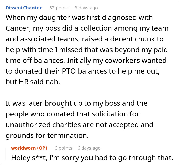 Karen Refuses To Contribute To A Gift For Sick Manager, Throws A Fit When She Doesn't Get Credit For It