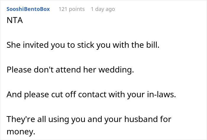 "The Bill Was Close To $1,000": Bride-To-Be Expects SIL To Cover The Entire Bachelorette Dinner, Gets A Reality Check Instead "The Bill Was Close To $1,000": Bride-To-Be Expects SIL To Cover The Entire Bachelorette Dinner, Gets A Reality Check Instead