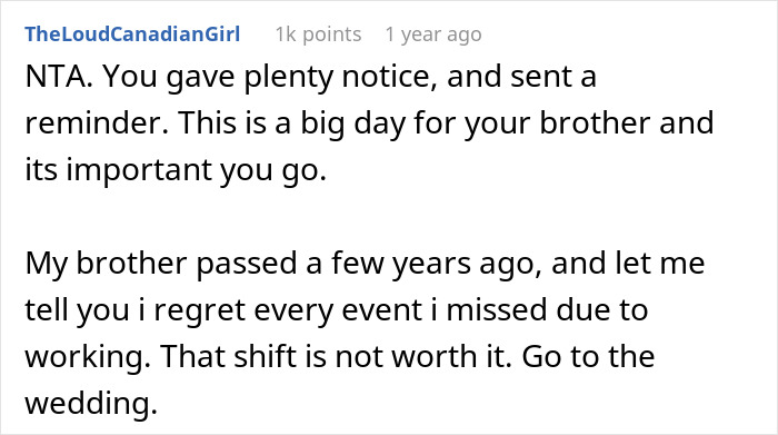 "Tell Me You Are American Without Telling": Woman Stands Up For Her Priorities And Quits Job To Attend Brother's Wedding After Getting Support Online "Tell Me You Are American Without Telling": Woman Stands Up For Her Priorities And Quits Job To Attend Brother's Wedding After Getting Support Online