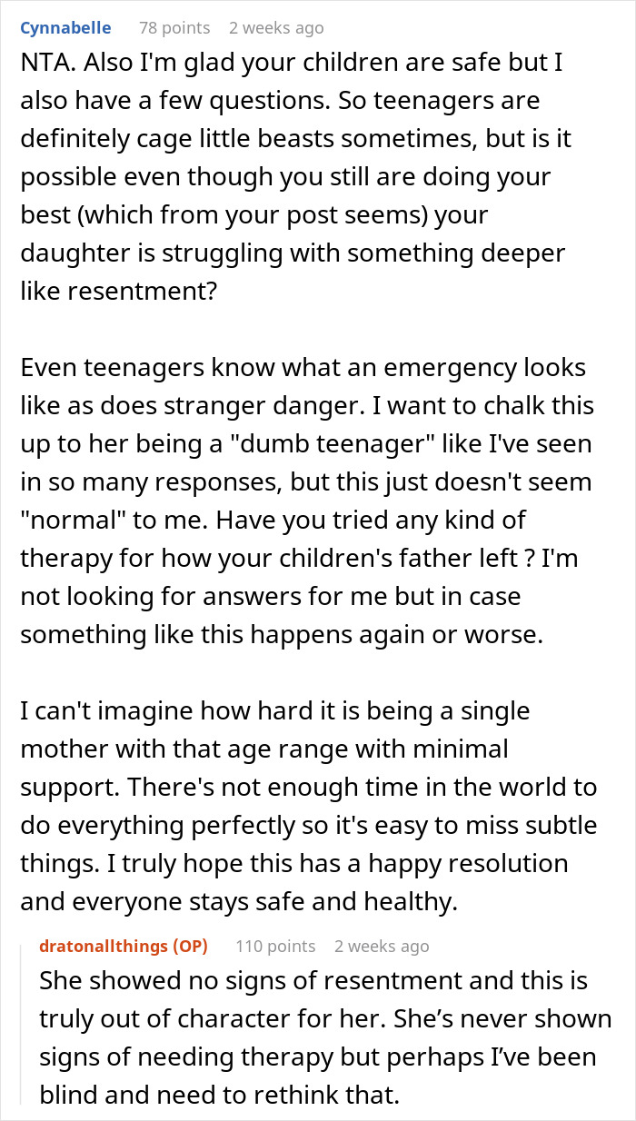Teen Is Asked To Look After Little Sister While Mom Rushes Son To The ER, She Leaves Her At A Stranger’s House Instead Teen Is Asked To Look After Little Sister While Mom Rushes Son To The ER, She Leaves Her At A Stranger’s House Instead