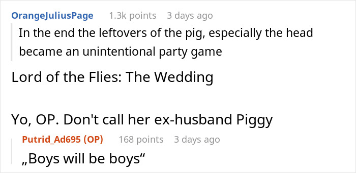 Bridezilla Ditches Her 'Poor' Friends Who Won't Look Good In Her Castle Wedding, Ends Up With A Backyard Pig Roast After The Castle Drops Her