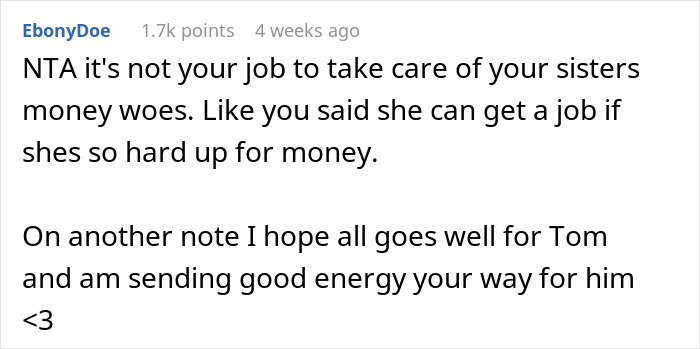 Woman Goes Off On Sister, Calls Her A “Crazy Cat Lady That's Going To End Up Alone” For Refusing To Help Her Out Financially Woman Goes Off On Sister, Calls Her A “Crazy Cat Lady That's Going To End Up Alone” For Refusing To Help Her Out Financially