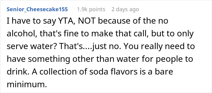 “Am I A Jerk For Having A Dry Wedding And Serving Only Water For Drinks?”: The Internet Gives This Engaged Woman A Reality Check “Am I A Jerk For Having A Dry Wedding And Serving Only Water For Drinks?”: The Internet Gives This Engaged Woman A Reality Check