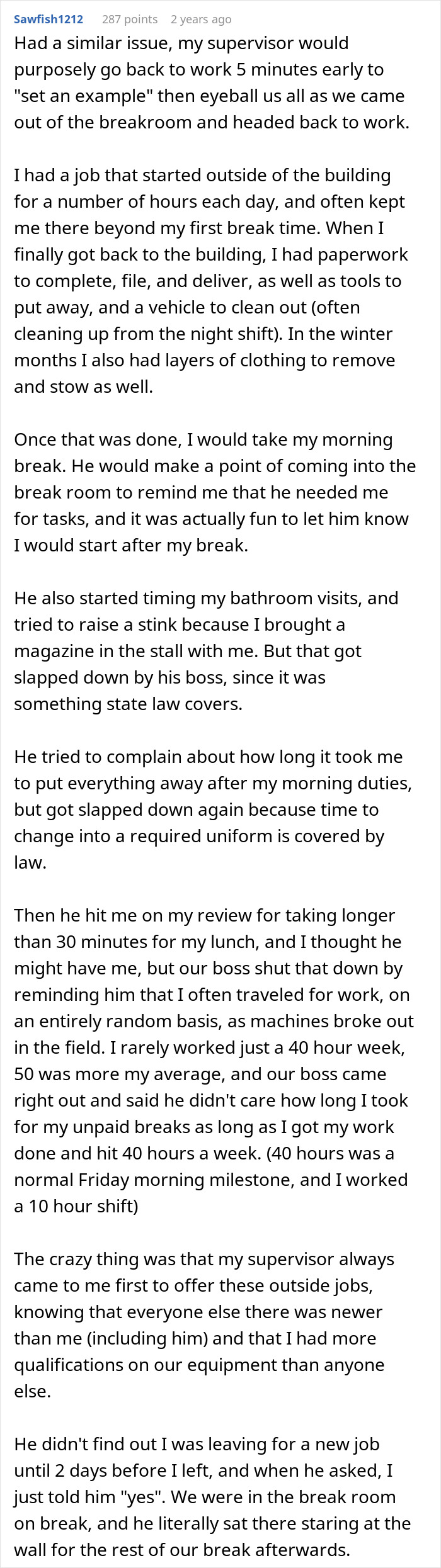 Management Criticizes Worker For Taking “Longer Breaks” Although He Works Through His Usual Ones, Is Surprised When Equipment Starts Breaking Management Criticizes Worker For Taking “Longer Breaks” Although He Works Through His Usual Ones, Is Surprised When Equipment Starts Breaking