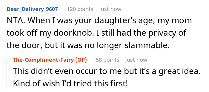 14-Year-Old Won’t Stop Slamming Her Bedroom Door And Parents Replace It With A Curtain, But She’s Not Having It