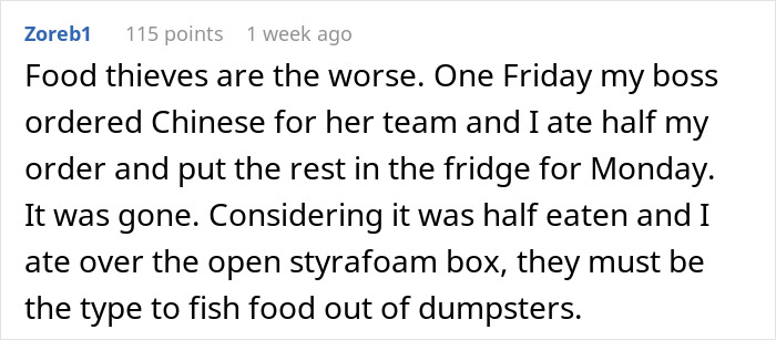 Nurse, Fed Up With Someone Stealing Their Food, Calls The Police When HR Does Nothing