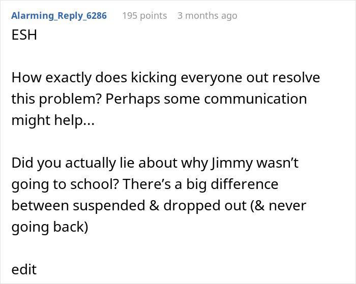 Man Gets Told To Leave When Wife Learned He Gave Son An Ultimatum After Discovering He Dropped Out
