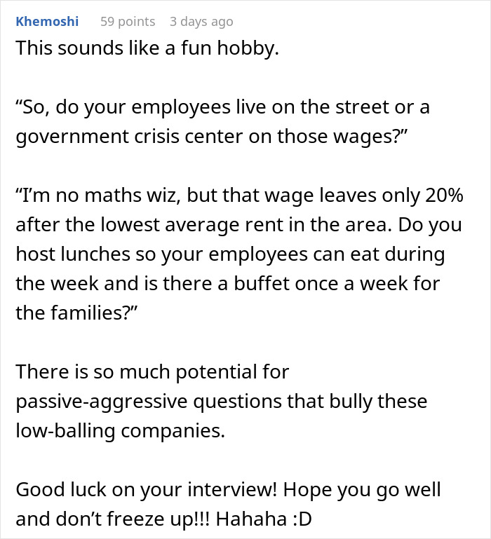 Guy Sets Up Job Interviews Despite Being Self-Employed Just To Laugh At The Recruiters For Their Ridiculous Offers