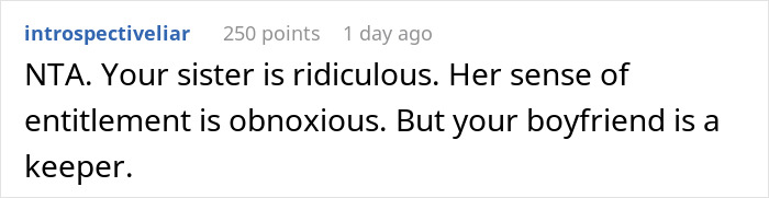Woman Refuses To Change The Destination Of Her And Her BF’s Getaway After Learning Sister “Plans” To Spend Her Honeymoon There Woman Refuses To Change The Destination Of Her And Her BF’s Getaway After Learning Sister “Plans” To Spend Her Honeymoon There