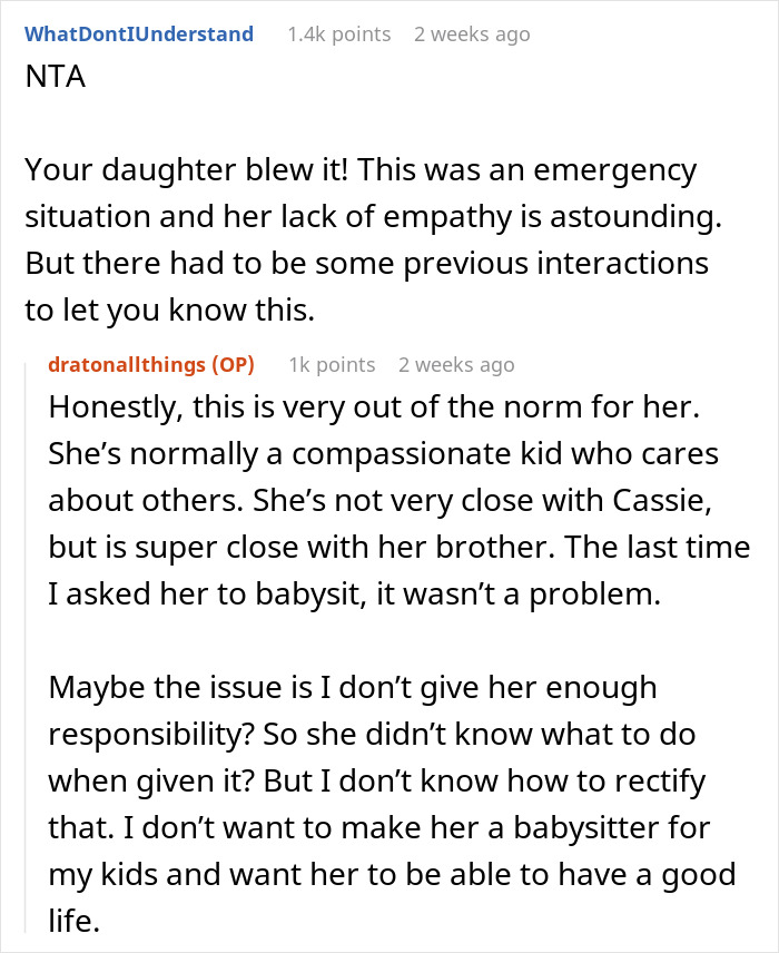 Teen Is Asked To Look After Little Sister While Mom Rushes Son To The ER, She Leaves Her At A Stranger’s House Instead Teen Is Asked To Look After Little Sister While Mom Rushes Son To The ER, She Leaves Her At A Stranger’s House Instead